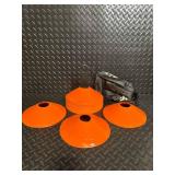 Pole Disc Cones - Bright Orange
