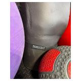 Reebok Purple Exercise Ball, BodyFit Roller, Medicine Balls & Balance Bar - Home Gym Set