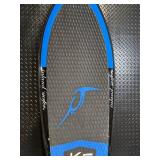 Inland Surfer Skimboard - Blue/Black Diamond Deck, 54 in