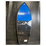 Inland Surfer Skimboard - Blue/Black Diamond Deck, 54 in