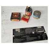 Timken Tapered Roller Bearings and Coleman Gas Mobile Home Furnace Plate with Tools
