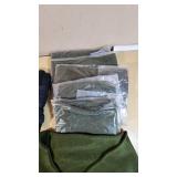 Thinsulate Gloves and Green Tube Scarves