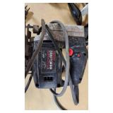 Craftsman Auto Scroller Saw Model 315.172100, Skil Jig Saw Model 487, and Stanley Router Base Model 04