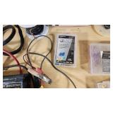 Automotive Tools and Accessories including Chicago Electric Power Inverter, Automotive Timing Light, and Wiring Supplies