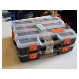 HDX Plastic Storage Organizer Boxes with Dividers