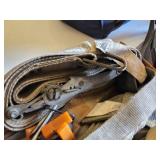 Lot of Tie-Down Straps and Ratchet Straps - In Various States of Use