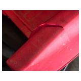 Rubbermaid Utility Cart with Drawer and Cabinet - Cracked Drawer, Difficult to pull out