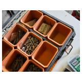 Ridgid Organizer with Assorted Screws, Anchors, and Fasteners