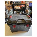 Husky Build-Out Rolling Tool Box with Telescopic Handle