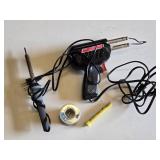 Weller D550 Soldering Gun and Accessories including Soldering Iron and Solder Roll