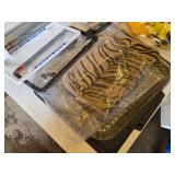 Lot of Automotive Accessories and Tools including Bosch MicroEdge Wiper Blades and Autotex Wiper Blades