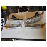 Set of GM Headlights and Turn Signal Assemblies