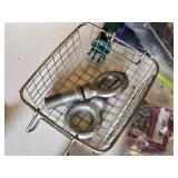 Huge Lot of Assorted Hardware and Tools including Screws, Clamps, Hooks, and Casters