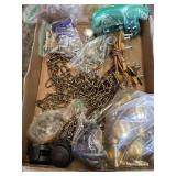Huge Lot of Assorted Hardware and Tools including Screws, Clamps, Hooks, and Casters