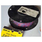 Electrical Tools and Supplies including Klein Tools Multimeter, Wire Strippers, and Cable Ties