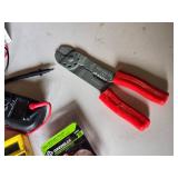 Wire Stripper, Digital Clamp Meter, and Multimeter