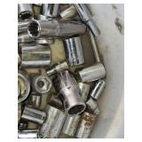 Bucket of Mixed Brand Socket Wrenches