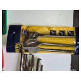 Milwaukee Drill Bits, Irwin Spade Bits, Auger Bits, and Hole Saws - Sets are missing bits