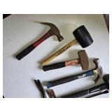 Husky Mallet, Claw Hammers, and Pry Bars