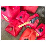 Gasoline and Fuel Containers in Various Sizes and Styles