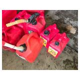 Gasoline and Fuel Containers in Various Sizes and Styles