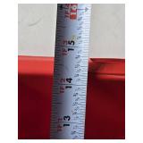 Stack of Red Plastic Storage Bins - Appr. 9x14