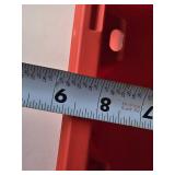 Stack of Red Plastic Storage Bins - Appr. 9x14