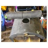 Pizza Oven with Chimney Attachment and Accessories - Missing Wheels, Chimney Needs to be tacked back on.