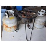 Propane Tanks and Outdoor Cooker
