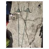 Green Esteem 96" Heavy Duty Single Shepherd Hook / Bird House Poles