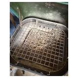 Charcoal Grill with Green Lid