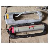 HydroHose Reel, Hand Spreaders, and Garden Tools