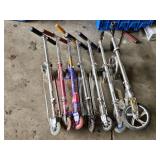 Razor and Other Brand Scooters Set