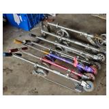 Razor and Other Brand Scooters Set