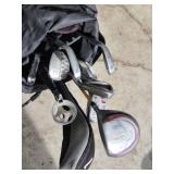 Ogio Golf Bag with Dunlop, Adams, and Wilson Clubs