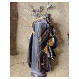 Maxfli Golf Bag with Tour Model Series 5 Golf Clubs and Mizuno Irons - Uncounted