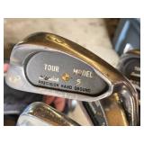 Maxfli Golf Bag with Tour Model Series 5 Golf Clubs and Mizuno Irons - Uncounted