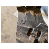 Fishing Gear Lot including Abu Garcia Cardinal Bronco Reel, Tackle Box, and Rubber Boots