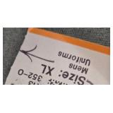 Carhartt Jacket 4XL, Camo Coveralls XL, and Black Snow Pants