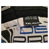 Carhartt Jacket 4XL, Camo Coveralls XL, and Black Snow Pants