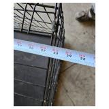 Dog crate with tray 41" long, 27" wide, 29" tall