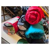 Sleeping Bags and Gold Rush Panning Pan