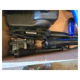 Camping and Outdoor Equipment including Coleman Lantern, Flashlights, and Compass