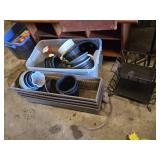 Plastic Planters and Pots with Gardening Supplies