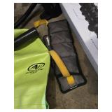 Various Exercise and Fitness Equipment including Mobility Wall Pro Series, Pilate Ring, and Dumbbells