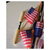 American Flag, Walking Stick, Cane, Knife