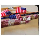 American Flag, Walking Stick, Cane, Knife