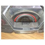 Sony ZS-BTG900 Personal Audio System with Power Drive Woofer - Powers On No Other Functions Tested