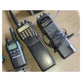 Lot of Midland, Yaesu, Motorola, Cobra, and Uniden Radios with Accessories - All untested