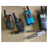 Lot of Midland, Yaesu, Motorola, Cobra, and Uniden Radios with Accessories - All untested